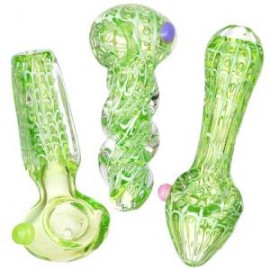 Pipa Vidrio Slime Spiderweb