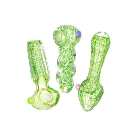 Pipa Vidrio Slime Spiderweb