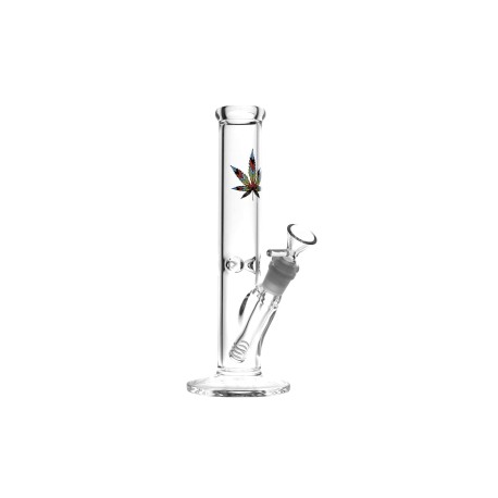 Bong Rainbow Hemp Leaf