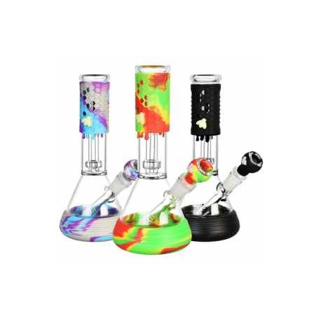 Bong Silicon Bees 10 pulgadas