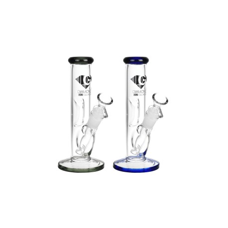 Bong Straight Diamond Glass Sugar V2