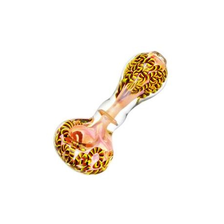 Pipa Vidrio Twisting Rasta